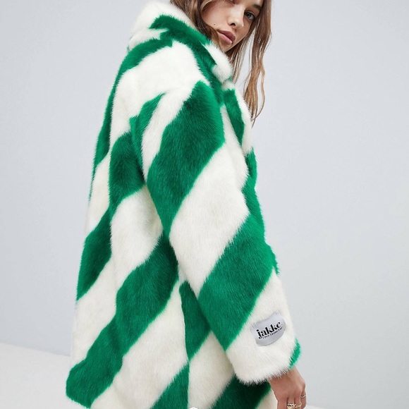 Jakke Zadie Faux fur jacket coat - Picture 8 of 8